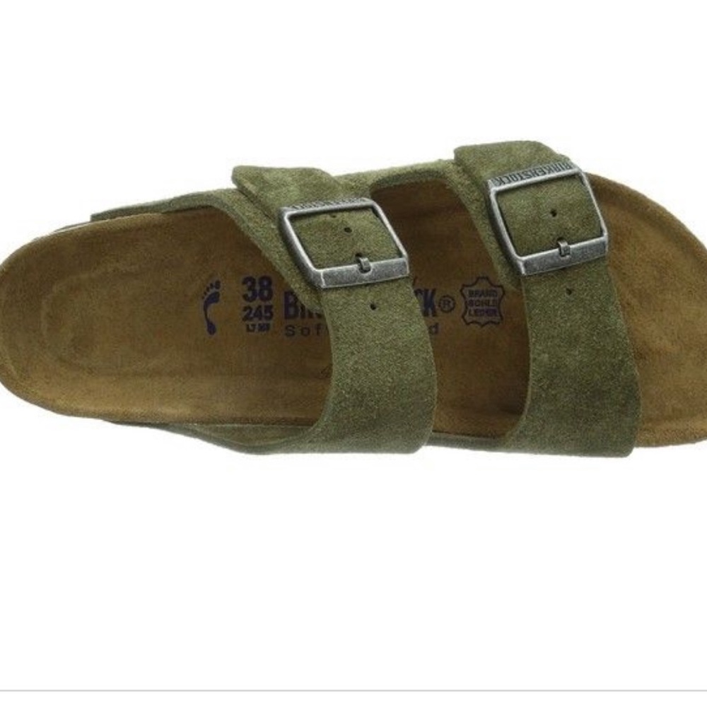 GREEN BIRKENSTOCKS SIZE 37